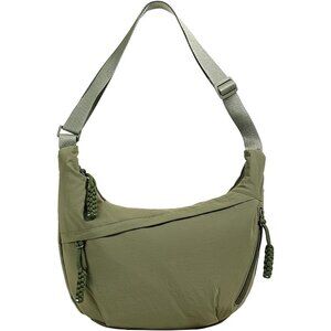 Crescent Shoulder Bag Nylon Crossbody Bag for Women Nylon Hobo Bags Slouchy Slin